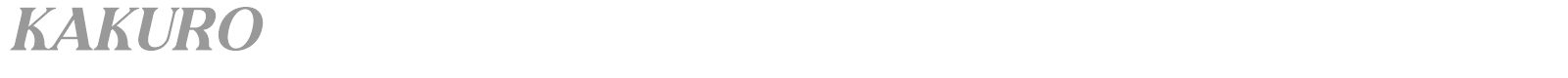 Kakuro font preview